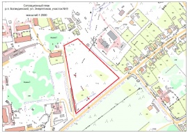 Ситуационный план земельного участка в Колышлейском районе Кадастровые работы в Колышлейском районе