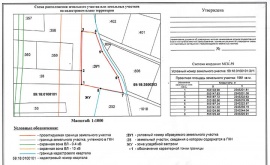 Схема расположения земельного участка Кадастровые работы в Колышлейском районе